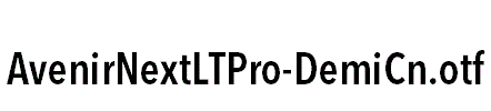 AvenirNextLTPro-DemiCn
