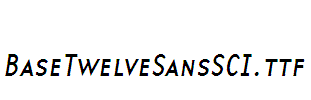 BaseTwelveSansSCI