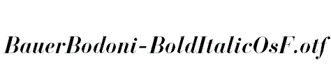 BauerBodoni-BoldItalicOsF