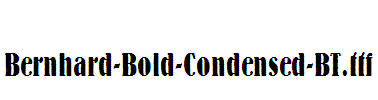 Bernhard-Bold-Condensed-BT