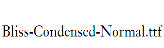 Bliss-Condensed-Normal