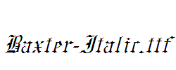 Baxter-Italic