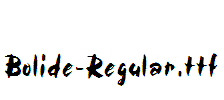 Bolide-Regular