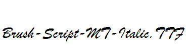 Brush-Script-MT-Italic