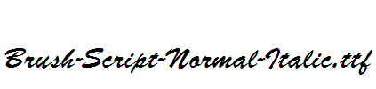 Brush-Script-Normal-Italic