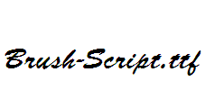 Brush-Script