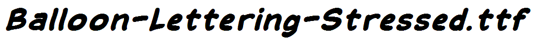 Balloon-Lettering-Stressed