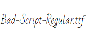 Bad-Script-Regular