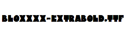 Bloxxxx-ExtraBold