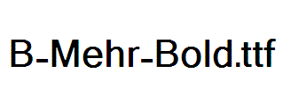 B-Mehr-Bold