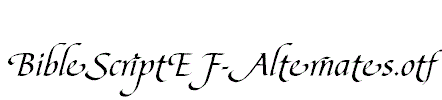 BibleScriptEF-Alternates