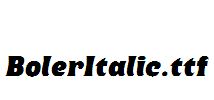 BolerItalic