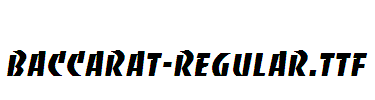 Baccarat-Regular