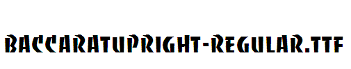 BaccaratUpright-Regular