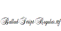 Ballad-Script-Regular