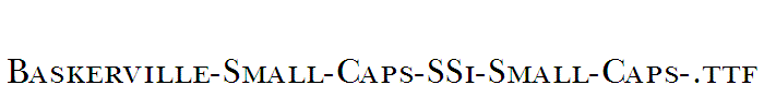 Baskerville-Small-Caps-SSi-Small-Caps-