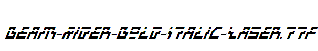 Beam-Rider-Bold-Italic-Laser