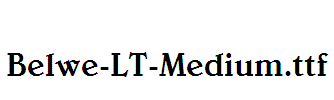 Belwe-LT-Medium