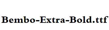 Bembo-Extra-Bold