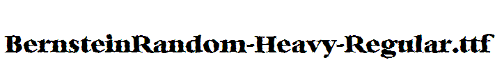 BernsteinRandom-Heavy-Regular