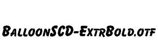 BalloonSCD-ExtrBold