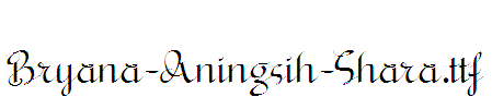 Bryana-Aningsih-Shara