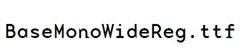 BaseMonoWideReg