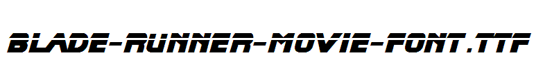 Blade-Runner-Movie-Font