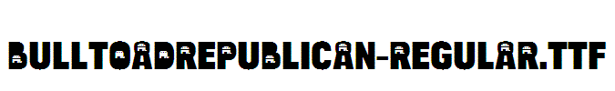 BulltoadRepublican-Regular