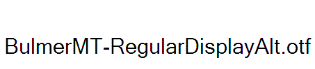 BulmerMT-RegularDisplayAlt