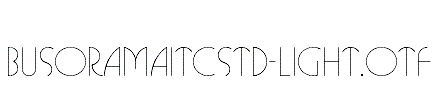 BusoramaITCStd-Light