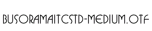 BusoramaITCStd-Medium