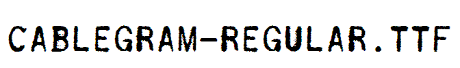 Cablegram-Regular