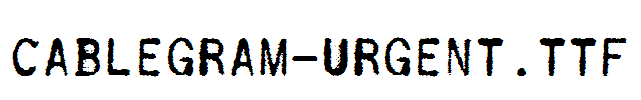 Cablegram-Urgent