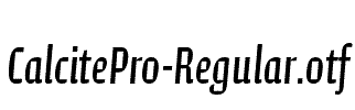 CalcitePro-Regular