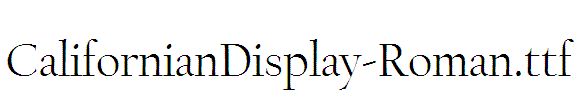 CalifornianDisplay-Roman