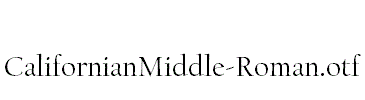 CalifornianMiddle-Roman