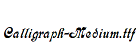 Calligraph-Medium