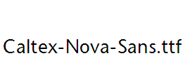 Caltex-Nova-Sans