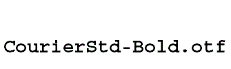CourierStd-Bold