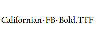 Californian-FB-Bold