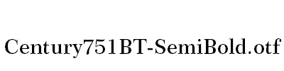 Century751BT-SemiBold
