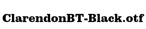 ClarendonBT-Black
