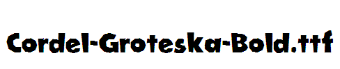Cordel-Groteska-Bold