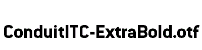 ConduitITC-ExtraBold