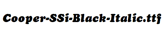 Cooper-SSi-Black-Italic