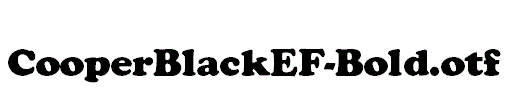 CooperBlackEF-Bold