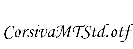 CorsivaMTStd