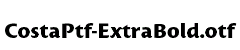 CostaPtf-ExtraBold