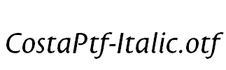 CostaPtf-Italic